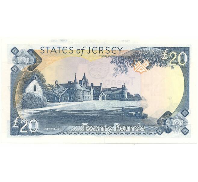 Банкнота 20 фунтов 2000 года Джерси (Артикул: K11-100912) — Фото №2
