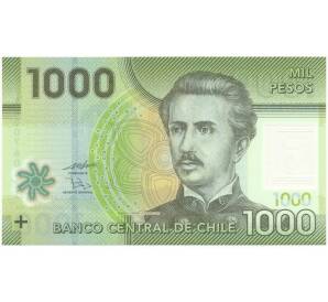 1000 песо 2010 года Чили