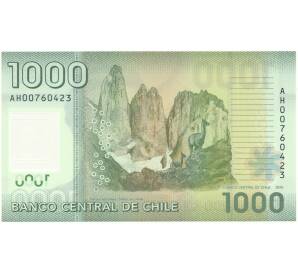 1000 песо 2010 года Чили