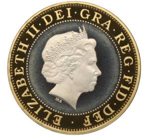 2 фунта 2005 года Великобритания «60 лет окончанию Второй мировой войны» — Фото №2