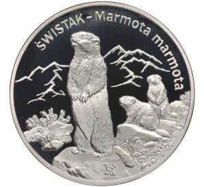 20 злотых 2006 года Польша «Всемирная природа — Сурок» — Фото №1