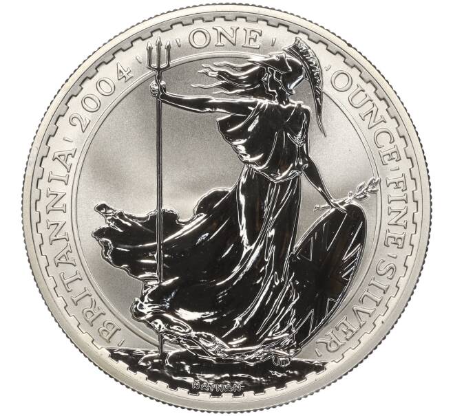 Монета 2 фунта 2004 года Великобритания «Британия» (Артикул K11-101042)