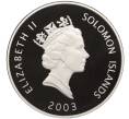 Монета 25 долларов 2003 года Соломоновы острова «Самолеты — Douglas DC-3» (Артикул K11-101051)