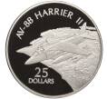 Монета 25 долларов 2003 года Соломоновы острова «Самолеты — McDonnell Douglas AV-8B Harrier II» (Артикул K11-101059)