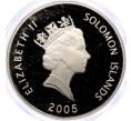 Монета 25 долларов 2005 года Соломоновы острова «HMS Victory» (Артикул K11-101063)