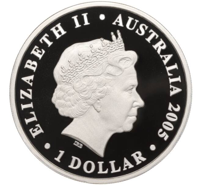Монета 1 доллар 2005 года Австралия «50 лет управлению Кокосовыми островами» (Артикул K11-101068)