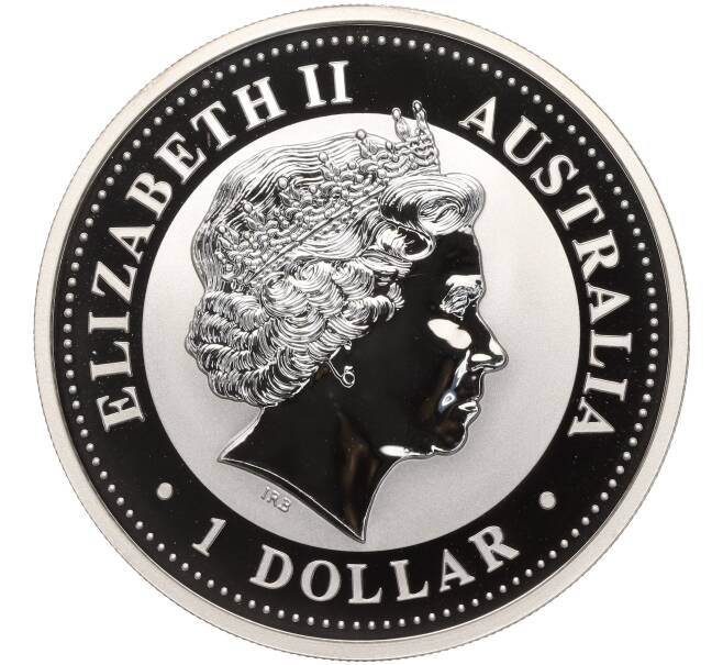 Монета 1 доллар 2000 года Австралия «Китайский гороскоп — Год дракона» (Позолота) (Артикул K11-101070)