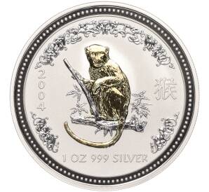 1 доллар 2004 года Австралия «Китайский гороскоп — Год обезьяны» (Позолота)