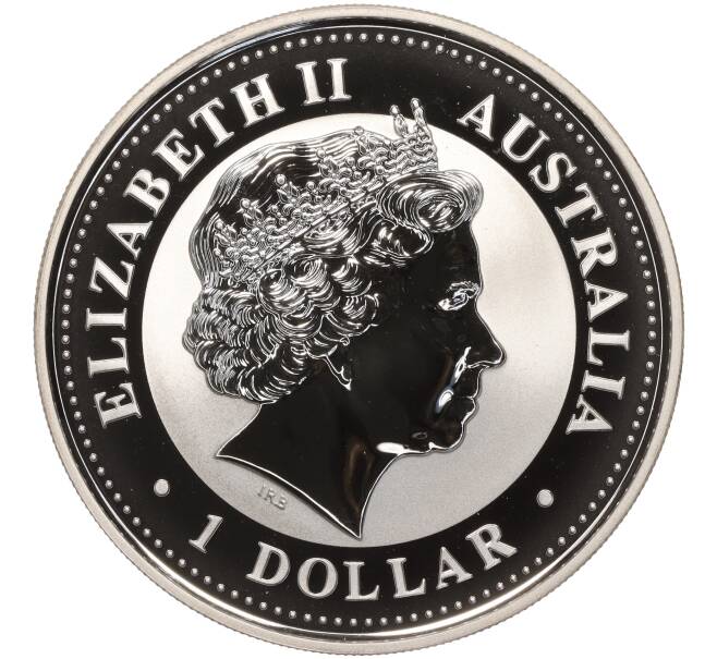 Монета 1 доллар 2004 года Австралия «Китайский гороскоп — Год обезьяны» (Позолота) (Артикул K11-101075)