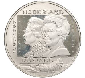25 экю 1997 года Нидерланды «400 лет отношениям между Нидерландами и Россией» — Фото №1