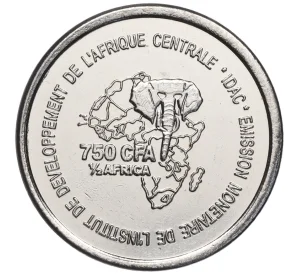 750 франков 2005 года Камерун «Пигмеи»