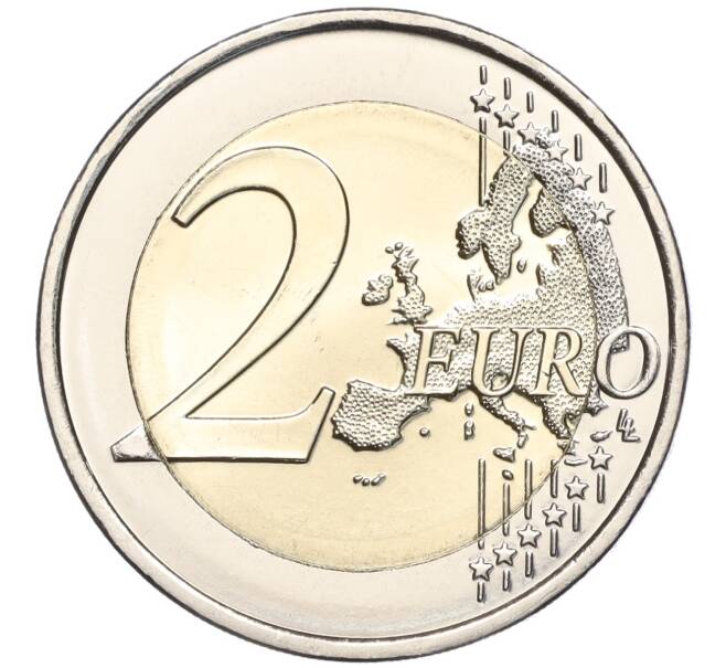 Монета 2 евро 2023 года Франция «Чемпионат мира по регби 2023» (Артикул M2-67292)