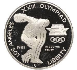 1 доллар 1983 года S США «XXIII летние Олимпийские Игры — Дискобол»