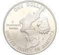 Монета 1 доллар 1991 года D США «38 лет Корейской войне» (Артикул K11-101103)