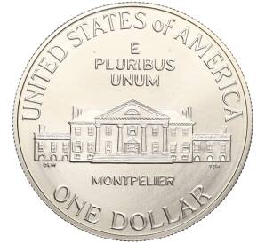 1 доллар 1993 года D США «Билль о правах — Джеймс Мэдисон»