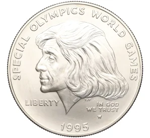 1 доллар 1995 года W США «Специальные Олимпийские игры»