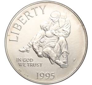 1 доллар 1995 года P США «Гражданская война»