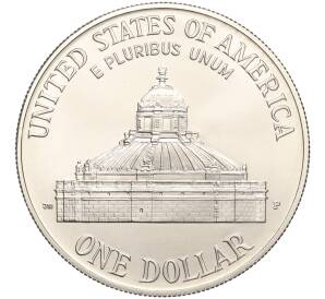1 доллар 2000 года P США «200 лет Библиотеке Конгресса»