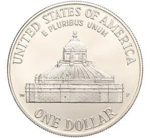 1 доллар 2000 года P США «200 лет Библиотеке Конгресса»