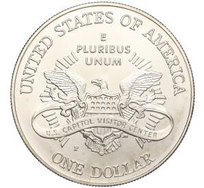 1 доллар 2001 года P США «Центр посещения Капитолия» — Фото №2