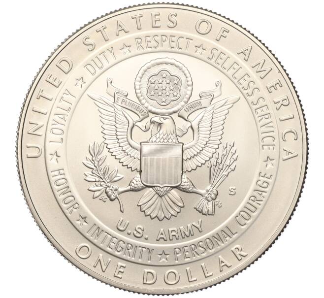 Монета 1 доллар 2011 года S США «Армия США» (Артикул K11-101133)