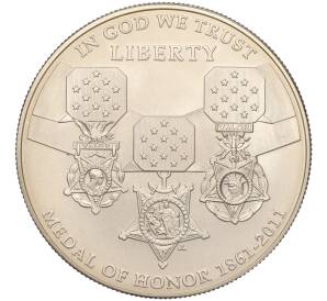 1 доллар 2011 года S США «Медаль Почета»