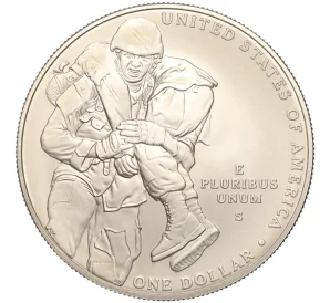1 доллар 2011 года S США «Медаль Почета»