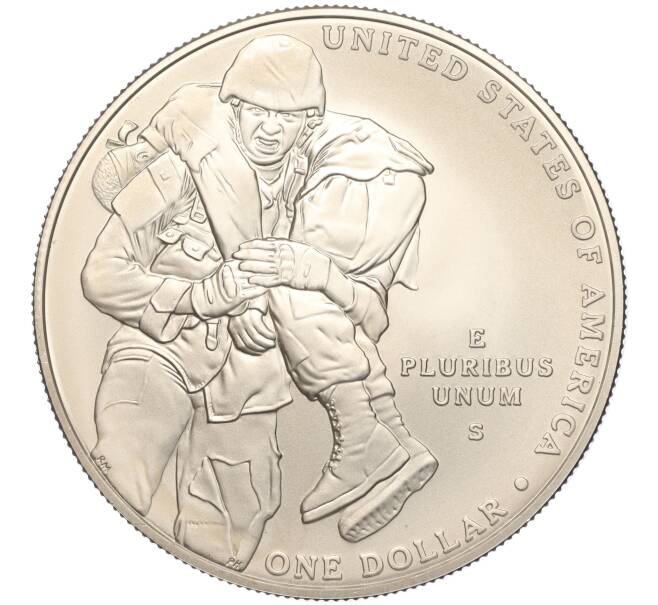 Монета 1 доллар 2011 года S США «Медаль Почета» (Артикул K11-101134)