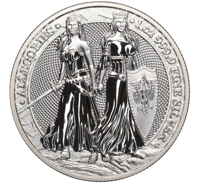 Монета 5 марок 2022 года Германия «Аллегории» (Артикул M2-58059)