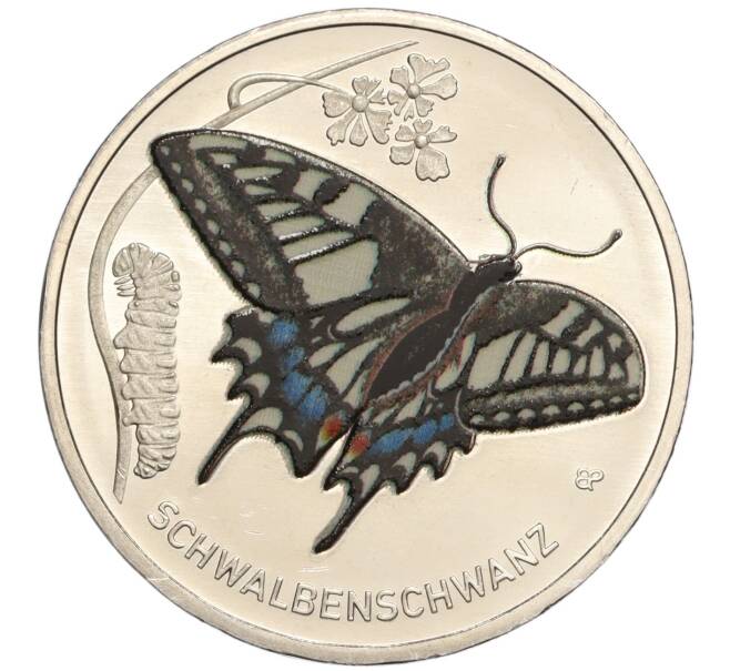 Монета 5 евро 2023 года G Германия «Чудесный мир насекомых — Махаон» (Артикул M2-67308)