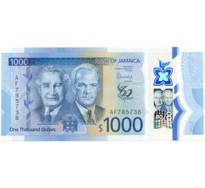 1000 долларов 2022 года Ямайка «60 лет Ямайке»