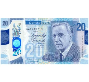 20 фунтов стерлингов 2019 года Великобритания (Банк Северной Ирландия)