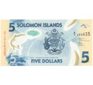 5 долларов 2019 года Соломоновы острова