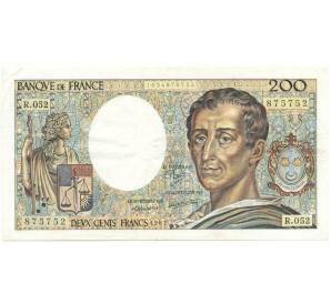 200 франков 1987 года Франция