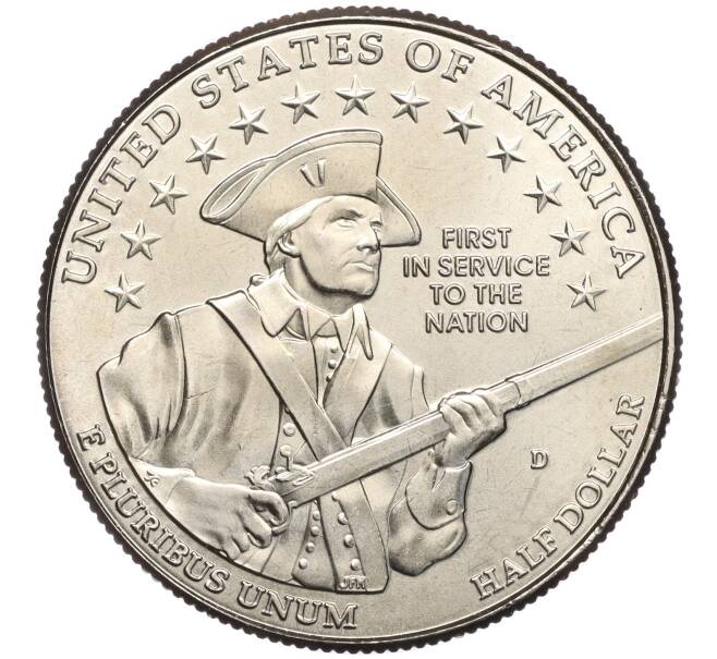 Монета 1/2 доллара (50 центов) 2011 года D США «Армия США» (Артикул M2-67412)