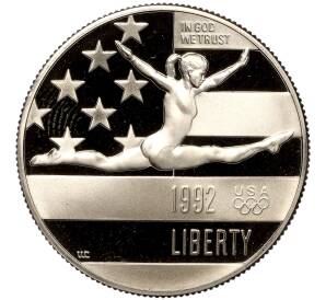 1/2 доллара (50 центов) 1992 года S США «XXV летние Олимпийские Игры 1992 в Барселоне» — Фото №1