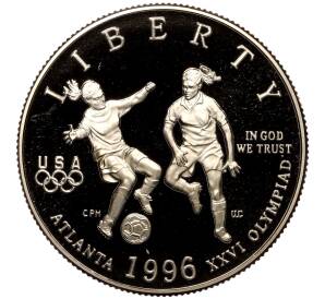 1/2 доллара (50 центов) 1996 года S США «XXVI летние Олимпийские Игры 1996 в Атланте — Футбол»