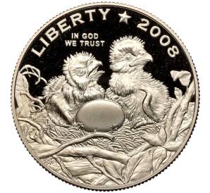 1/2 доллара (50 центов) 2008 года S США «Белоголовый орлан» — Фото №1