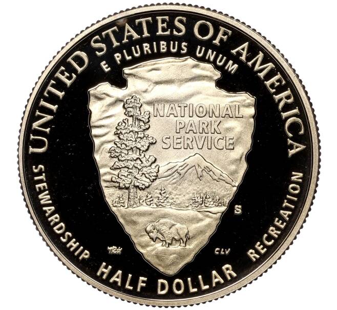 Монета 1/2 доллара (50 центов) 2016 года S США «100 лет Службе национальных парков США» (Артикул: M2-67429) — Фото №2