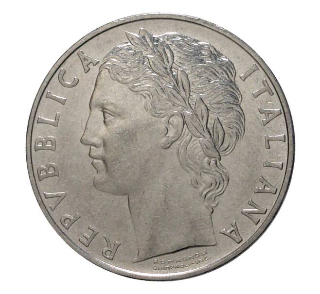 Монета 100 лир 1975 года (Артикул: M2-4238) — Фото №2