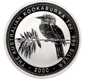 1 доллар 2000 года Австралия «Австралийская кукабара»