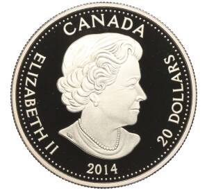 20 долларов 2014 года Канада «75 лет Виннипегскому королевскому балету»