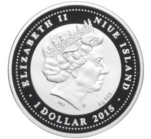 1 доллар 2015 года Ниуэ «Флора и фауна — Сова»