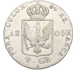 4 гроша 1805 года Пруссия — Фото №1