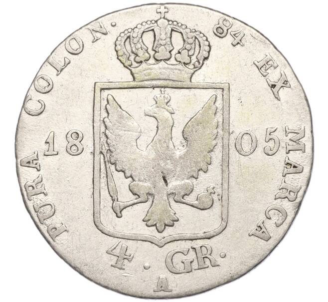 Монета 4 гроша 1805 года Пруссия (Артикул: K11-101490) — Фото №1