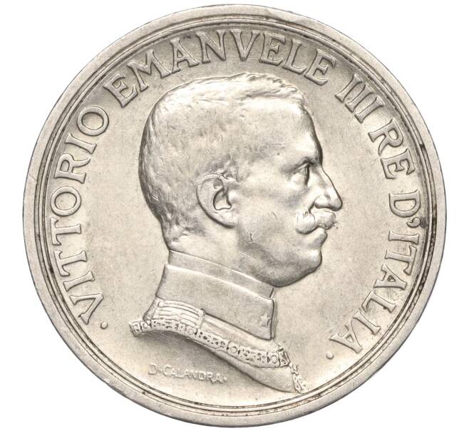 Монета 2 лиры 1914 года Италия (Артикул: K11-101507) — Фото №2