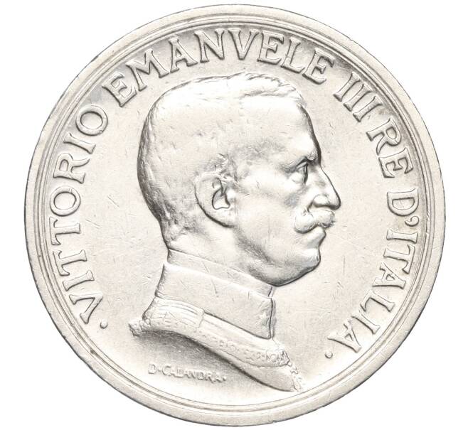 Монета 2 лиры 1916 года Италия (Артикул: K11-101508) — Фото №2