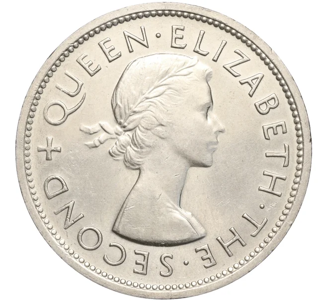 Монета 1 крона 1953 года Южная Родезия «100 лет со дня рождения Сесиля Родса» (Артикул K11-101510)