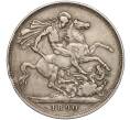 Монета 1 крона 1890 года Великобритания (Артикул K11-101511)