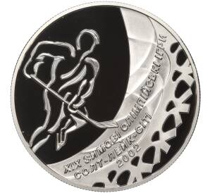 10 гривен 2001 года Украина «XIX зимние Олимпийские Игры 2002 в Солт-Лейк-Сити — Хоккей» — Фото №1